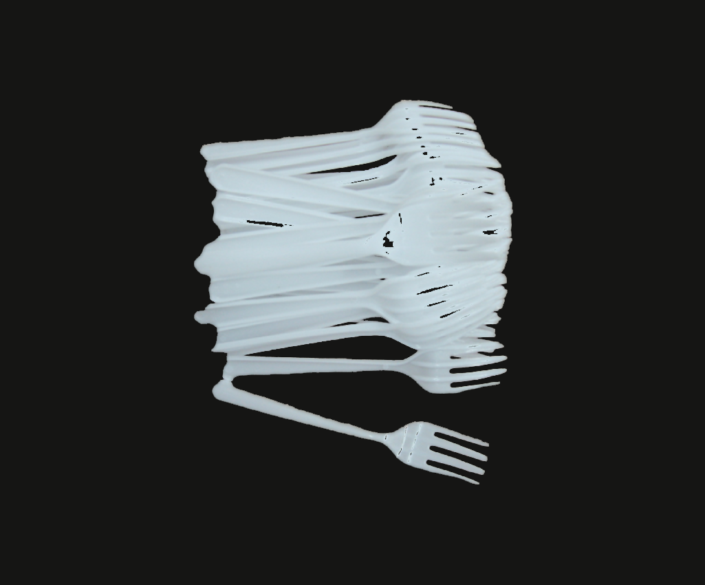 5"細膠叉(白色)約2800支/箱