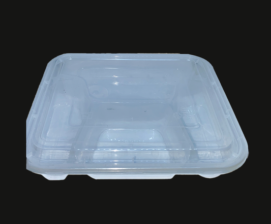 1000ml 正方餐盒連蓋(4分格) 150套/箱